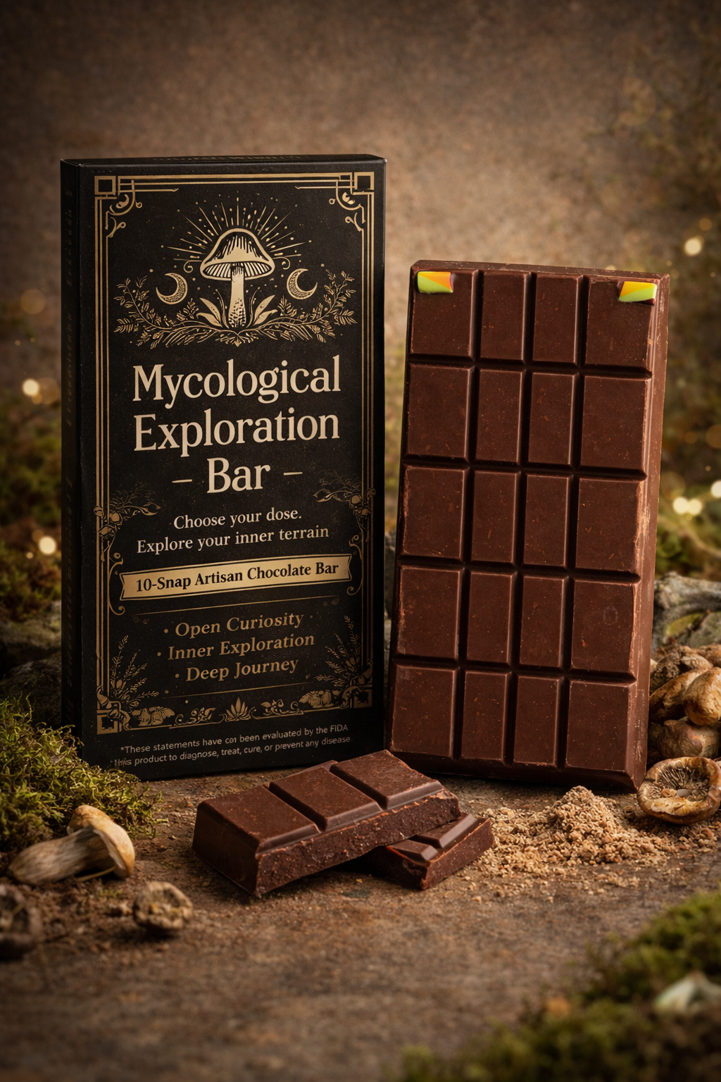 Mycological Exploration - Chocolate Bar